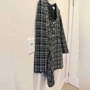LIKELY Robin Dress Tweed‎ Jeweled Button Front Mini Preppy size 6 thumbnail 7