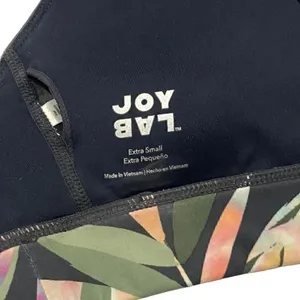 JoyLab Tropical Leaf Braided Racerback Sports Bra thumbnail 6