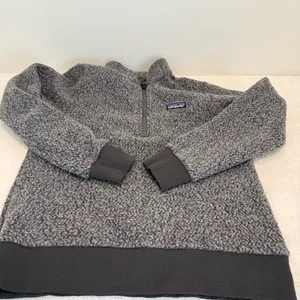 PATAGONIA W's Woolyester Fleece Pullover Women M Gray 1/4 Zip Outdoor Casual thumbnail 8