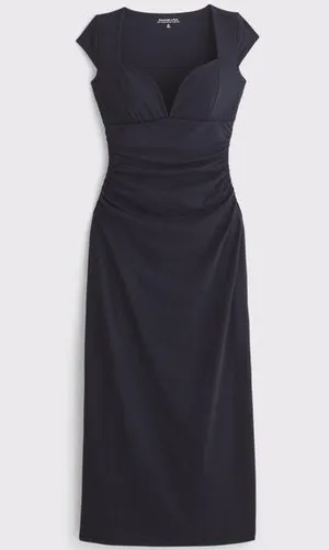Bra-Free Sweetheart Knit Midi Dress thumbnail 1