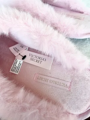 MWT Victoria’s Secret Luxe Plush Closed-Toe Slippers Size L thumbnail 8