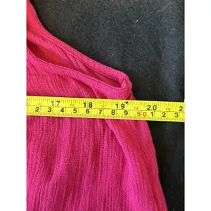 Maeve Anthropologie Pink Embroidered Tunic Tank Top Blouse Size M‎ Geometric thumbnail 7