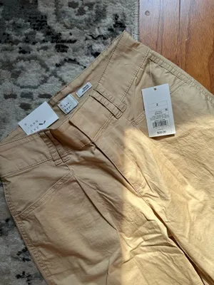 Khaki Chino Ankle Straight Pants thumbnail 5