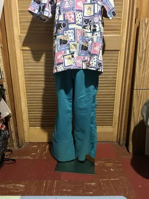 Greys Anatomy by Barco Womens Scrub Pants Blue L Solid Woven Poly/Rayon thumbnail 10