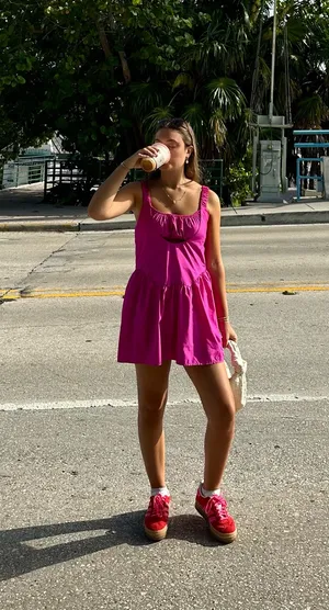 Pink Amazon Workout Dress thumbnail 2