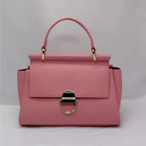 Womens Satchel Handbag Pink Quiet Luxury Coquette Office Chic Wedding Party thumbnail 2