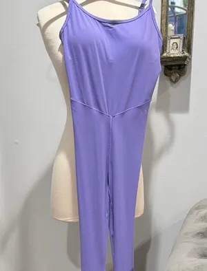 Offline By Aerie Real Me Xtra Flare Violet Jumpsuit thumbnail 7
