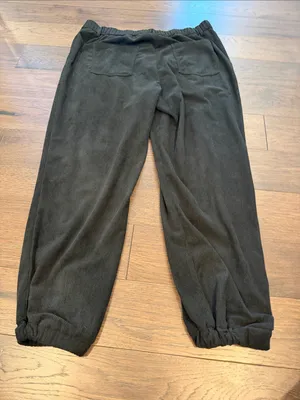 HALARA Black Women’s Corduroy Joggers Size XL Tall - C45-046 thumbnail 6