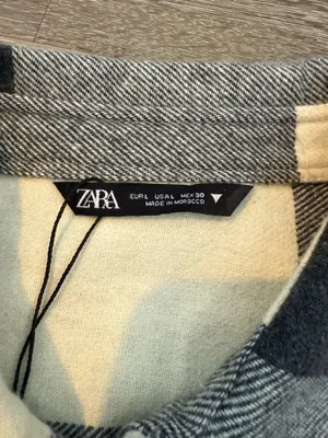 ZARA Flannel Plaid thumbnail 3