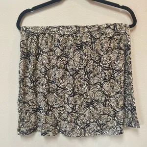 Cupio Small Butterfly Print A-Line Skirt Stretch Fit & Flare thumbnail 3