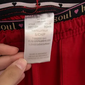 HeartSoul Red Scrub Top and bottoms thumbnail 4