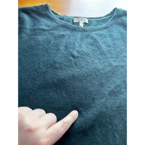 Joie Cashmere Oversize Asymmetric Hem Dark Forest Green Sweater thumbnail 2