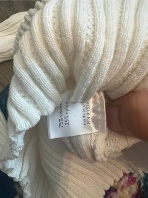 ALL THE WAYS Desirae Knit Top in White thumbnail 9
