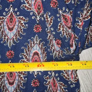 Anthropologie Uncle Frank Dress Ruffle Long Sleeve XS 100%rayon style 33350 USA thumbnail 11