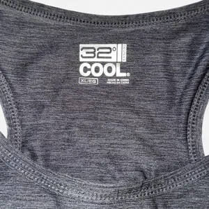 32 Degrees Heat 32° Cool Heather Grey Racerback Workout Dress, Size XL thumbnail 4