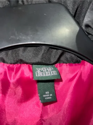Wild Fable XS/S Black Puffer Jacket with Pink Lining cropped thumbnail 7