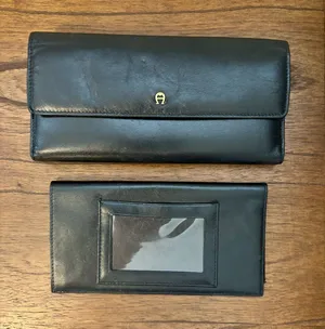 Vintage Leather Clutch Wallet with Insert thumbnail 1