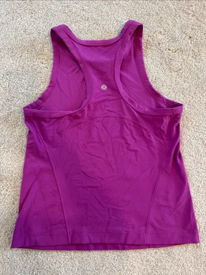 lululemon Purple- align waist length Racerback Tank Top thumbnail 2