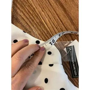 Bp Nordstrom NWT black dot tie front midi dress small thumbnail 10