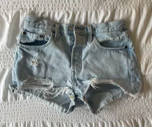 Levi’s Light Wash 501 Shorts thumbnail 1