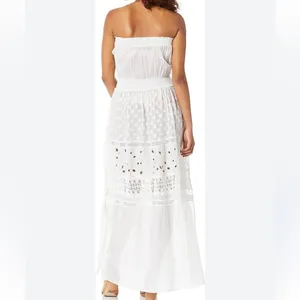 Ramy Brook Isadora Cotton-Blend Off-The-Shoulder Maxi Dress Women’s Medium thumbnail 2