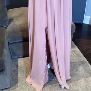 Women’s V-Neck Ruched Full Length Chiffon Bridesmaid Formal Dress Size S NWOT thumbnail 7
