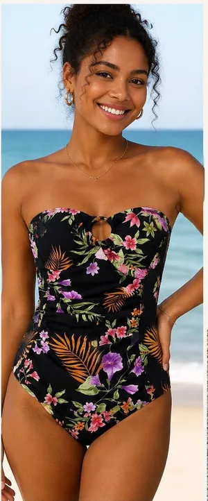 Shade & Shore One-Piece Swimsuit New Small thumbnail 1