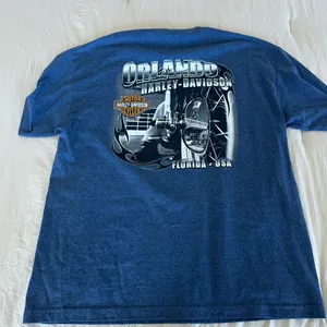Blue Harley Davidson tee thumbnail 4