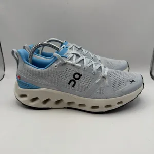 On Running Cloudsurfer Trail‎ Blue Beige Women 9 Road Running Shoes 3WE10103042 thumbnail 2