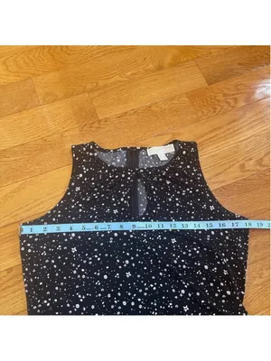 Michael Kors Nora Maxi Dress Sz S Black White Sleeveless Celestial Dark Romantic thumbnail 6