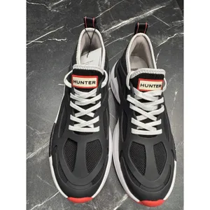 Hunter Tulip Sneakers Women 8.5 Black Water Resistant BNWT Box Flaw thumbnail 3