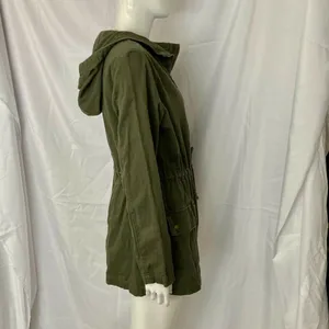 Old Navy 100% Cotton Olive Safari Utility‎ Jacket thumbnail 3