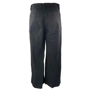 Everlane Women's Black High Rise Baggy Cropped Wide Leg Denim Jeans Pants Size 4 thumbnail 3