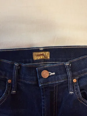 MOTHER The Insider Denim Crop Step Fray thumbnail 2