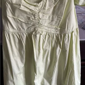 Motherhood Maternity Light Green Puff Sleeve Babydoll Top thumbnail 4