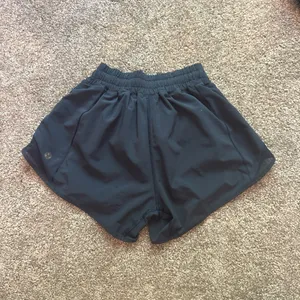 Lululemon Navy Blue Shorts Lightweight Elastic Waist thumbnail 2