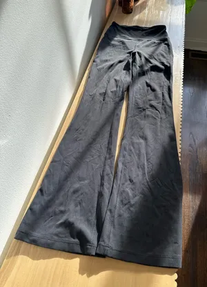 Lululemon Groove Pant Flare Super High-Rise *Nulu Black 4 thumbnail 1