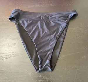 W by Worth Black Bikini Bottom - Simple High-Cut Brief thumbnail 1
