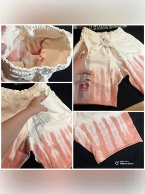 Boys Lie Cherry Pie Dip Dye Sweat Shorts Small Revolve Loungewear Streetwear thumbnail 7