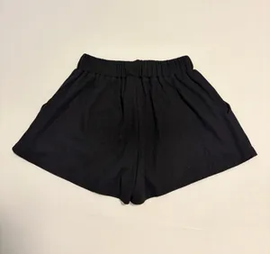 Princess Polly Black Waffle Shorts thumbnail 4