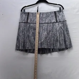 Lululemon Lost in Pace‎ Tennis Skort Skirt Black 12 thumbnail 9