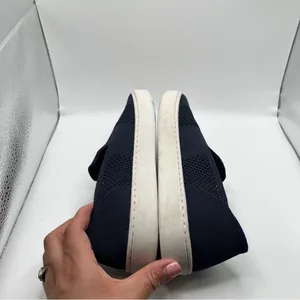 Rothy's The Sneaker Maritime Lattice Stitch Navy Slip On Shoes Women’s 9 EUC thumbnail 13