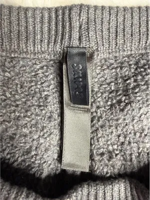 SKIMS Knit Relaxed Fit Pants Dark Heather Gray SZ Med NEW thumbnail 7