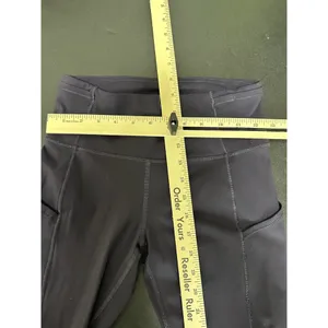 Lululemon Fast and Free 7/8 Dark Purple Pull On Tights Leggings Women's Size 6 thumbnail 10