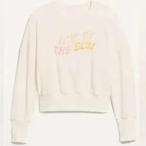 Old Navy Loose Cropped Long-Sleeve Terry Sweatshirt size medium thumbnail 1