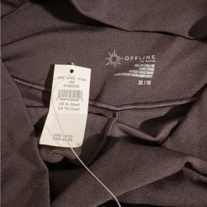 Aerie Brown Crossover Leggings thumbnail 2