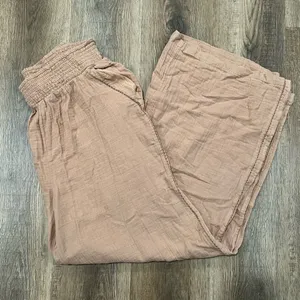 Aerie Tan Comfy Stretchy comfy Boho Pants thumbnail 8