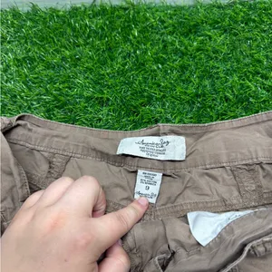 Y2K American Rag Micro Mini Brown Shorts thumbnail 4