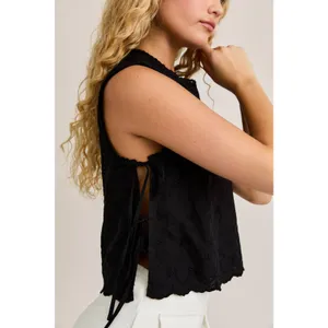 Le Lis Black Bow Top thumbnail 3