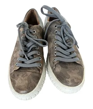 Sofft Parkyn LaceUp Platform Sneakers Brown Camo 7M‎ Comfort Shoes thumbnail 1